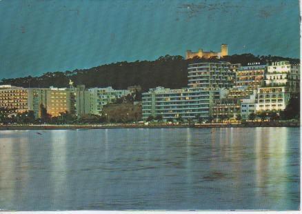Postal E05262: Vista nocturna de Mallorca