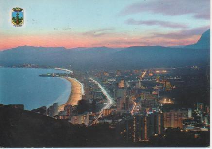 Postal E05265: Atardecer en Benidorm