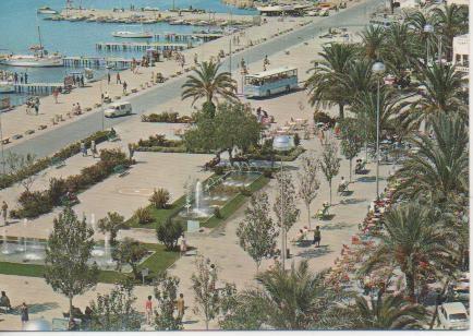 Postal E05272: Paseo de las Palmeras,San Antonio-Ibiza