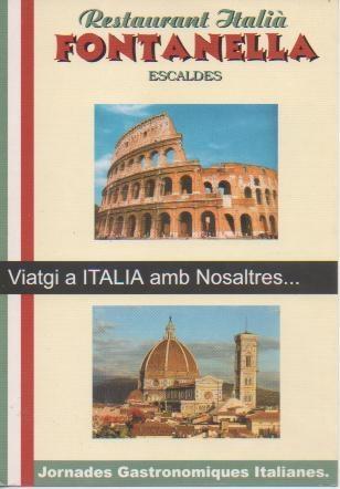 Postal E05548: Restaurant Italià Fontanella Escaldes