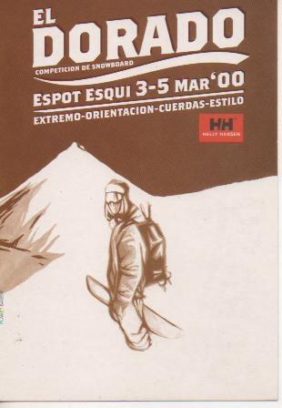 Postal E05529: El Dorado, competición de snowboarf