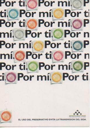 Postal E05538: Por ti, por mí. Ministerio de sanidad y consumo
