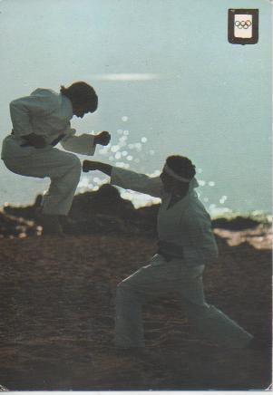 Postal E05569: Serie Karate, Gyaku-Tsuki