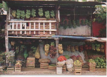 Postal E05575: Parada de fruta y verdura en Mexico
