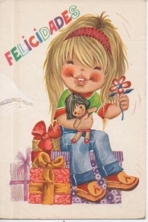Postal E05589: Postal  de felicidades