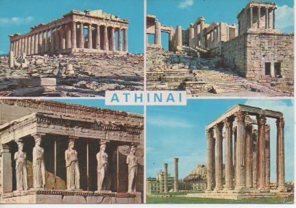 Postal E05444: Images of Athens