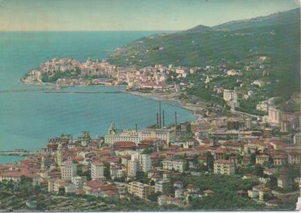 Postal E05454: Rivera dei Fiori. IMPERIA-Panorama da Capo Berta