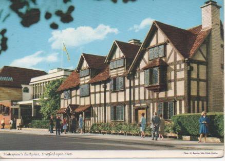Postal E05460: Shakespeare's Birthplace, Stratford-upon-Avon