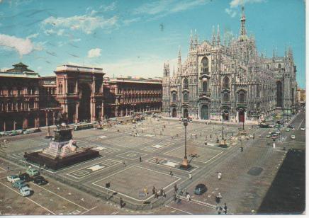 Postal E05463: Piazza del Duomo, Milano