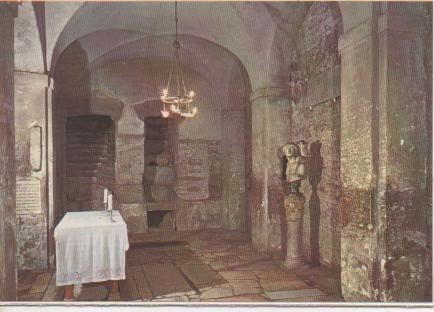 Postal E05415: Lacripta del Martire.Catacomba di S. Sebastiano