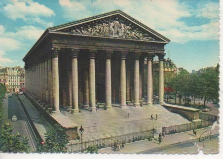 Postal E05435: L'église de la Madeleine, Paris