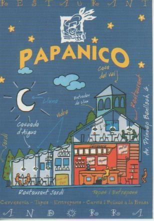 Postal E05516: Restaurante Papanico Andorra