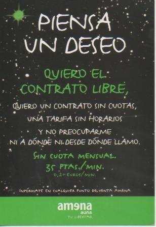 Postal E05501: Piensa un desel, Amena