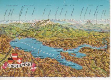 Postal E05468: Der Bondesee liegt 395 m über dem Meere