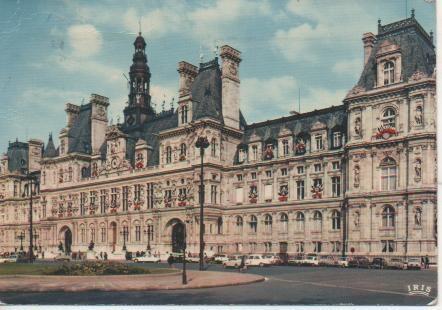 Postal E05474: L'Hôtel-de-Ville, Paris