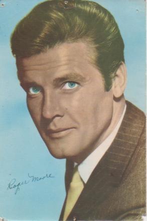 Postal E05480: Roger Moore, intérpetre del telefilm "El Santo"