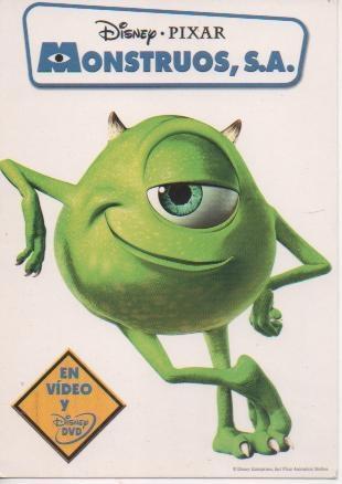 Postal E05484: Mike Wazowski, de Monstruos .S. A