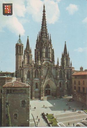 Postal E04943: Catedral de Barcelona