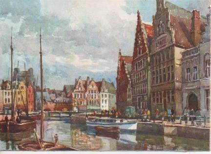 Postal E04899: Gras Kaai, Gent