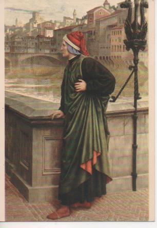 Postal E04906: Dante Alighieri. 
