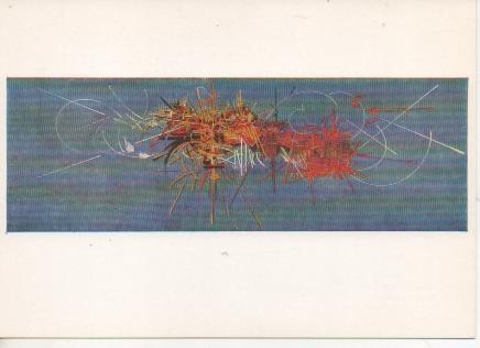 Postal E04912: Paris, Capitale des arts 1965. Georges Mathieu
