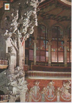 Postal E04918: Palau de la Música Catalana,Barcelona