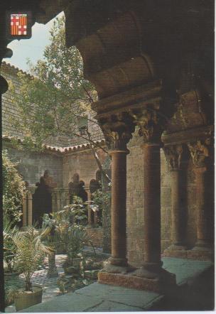 Postal E04947: Claustro Románico de la Iglesia de San Pablo, Barcelona