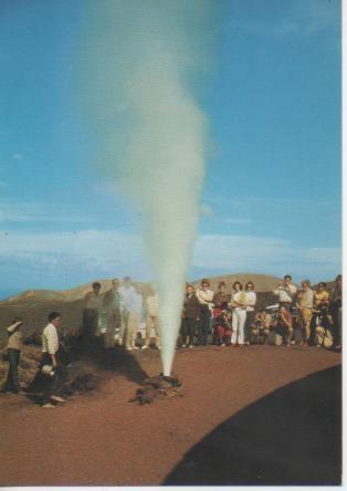Postal E04995: Geiser, Montaña del Fuego, Lanzarote