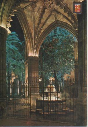 Postal E04952: Claustro Catedral de barcelona