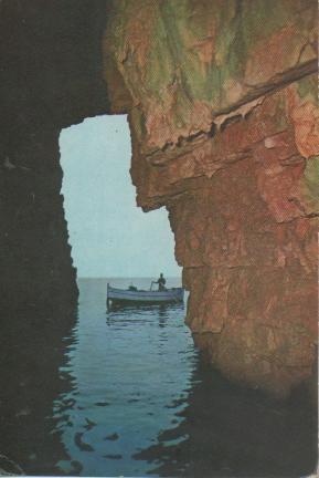 Postal E04967: Entrada a las tres coves. Estartit,Costa Brava