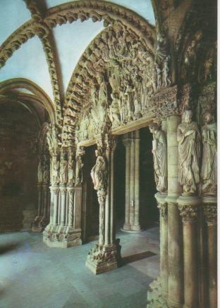 Postal E04969: Pórtico e la Gloria Catedral de Santiago de Compostela