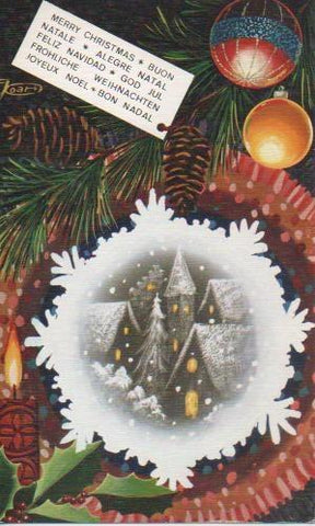 Navid E04829: Tarjeta Navideña Feliz Navidad