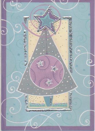 Navid E04794: Tarjeta Navidad Arbol Navideño