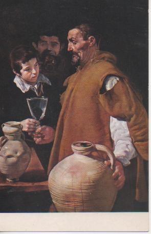 Postal E04871: El Aguador de Sevilla. Velazquez, Londres.Col. Wellington