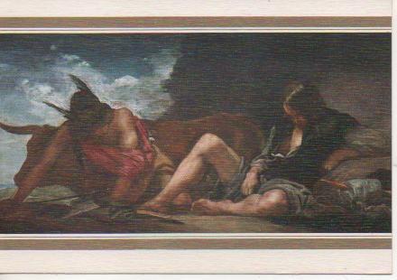Postal E04872: Mercurio y Argos. Velazquez, Museo del Prado