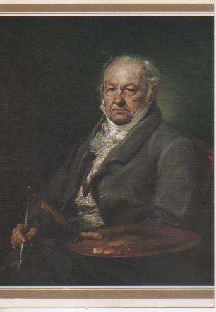 Postal E04873: Retrato de Goya. Vicente Lopez, Museo del Prado