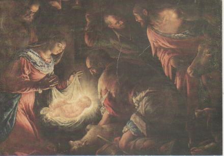 Postal E04877: La Natividad. J.Bassano, Venezia-Basilica di S. Giorgio Maggiore