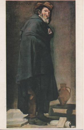 Postal E04890: Menipo. Velazquez, Museo del Prado