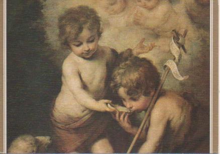 Postal E04863: Los Niños de la Concha. Detalle. Murillo, Museo del Prado