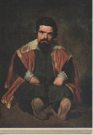 Postal E04865: El Bufón Don Sebastián de Morra. Velazquez, Museo del Prado