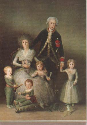 Postal E04866: La Duquesa de Osuna y sus hijos. Goya, Museo del Prado
