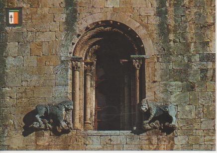 Postal E05130: Finestral del Monestir de Sant Pere. Besalú, Girona
