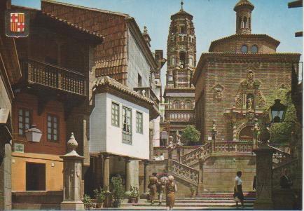Postal E05134: Pueblo Español, Barcelona