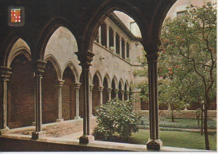 Postal E05135: Claustro Iglesia de Santa Ana,Barcelona