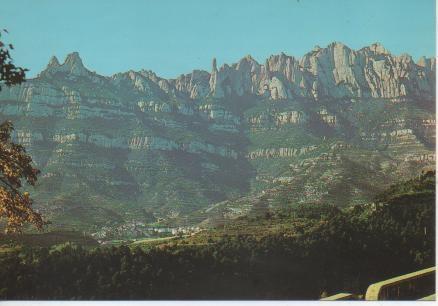 Postal E05139: vista de la Montanya i Monistrol de Montserrat