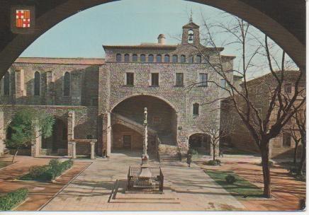 Postal E05143: Patio del Antiguo Hospital de la Santa Cruz y San Pablo, Barcelona