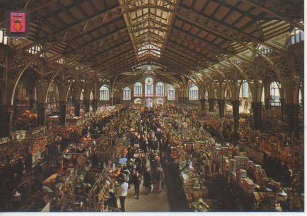 Postal E05152: Interio del Mercado -central de alencia