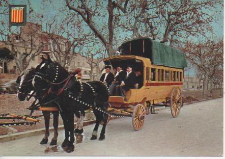 Postal E05128: Diligencia Barcelona-Igualada