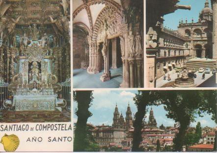 Postal E05105: Imágenes de Antiago de Compostela