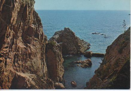 Postal E05107: Detalle de la Costa Brava